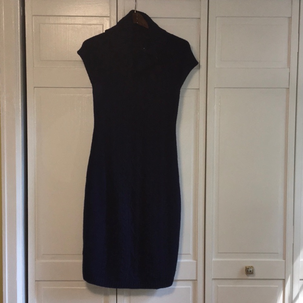 cK Blue Sweater Dress